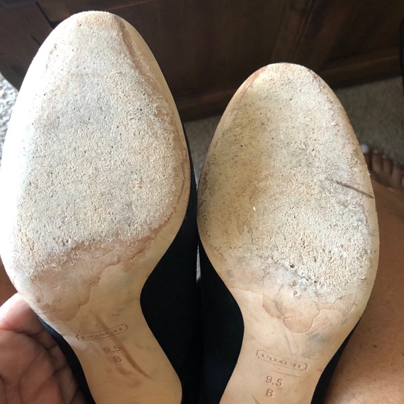 Coach black stretch knee boot - Picture 4 of 6